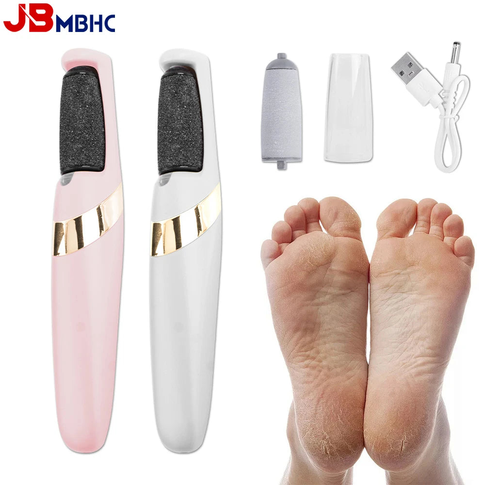 Wireless Foot Grinder USB Recharge Waterproof Portable Anti Callus Dead Skin Cracks Pedicure Tool Foot Care Hard Cracked Clean